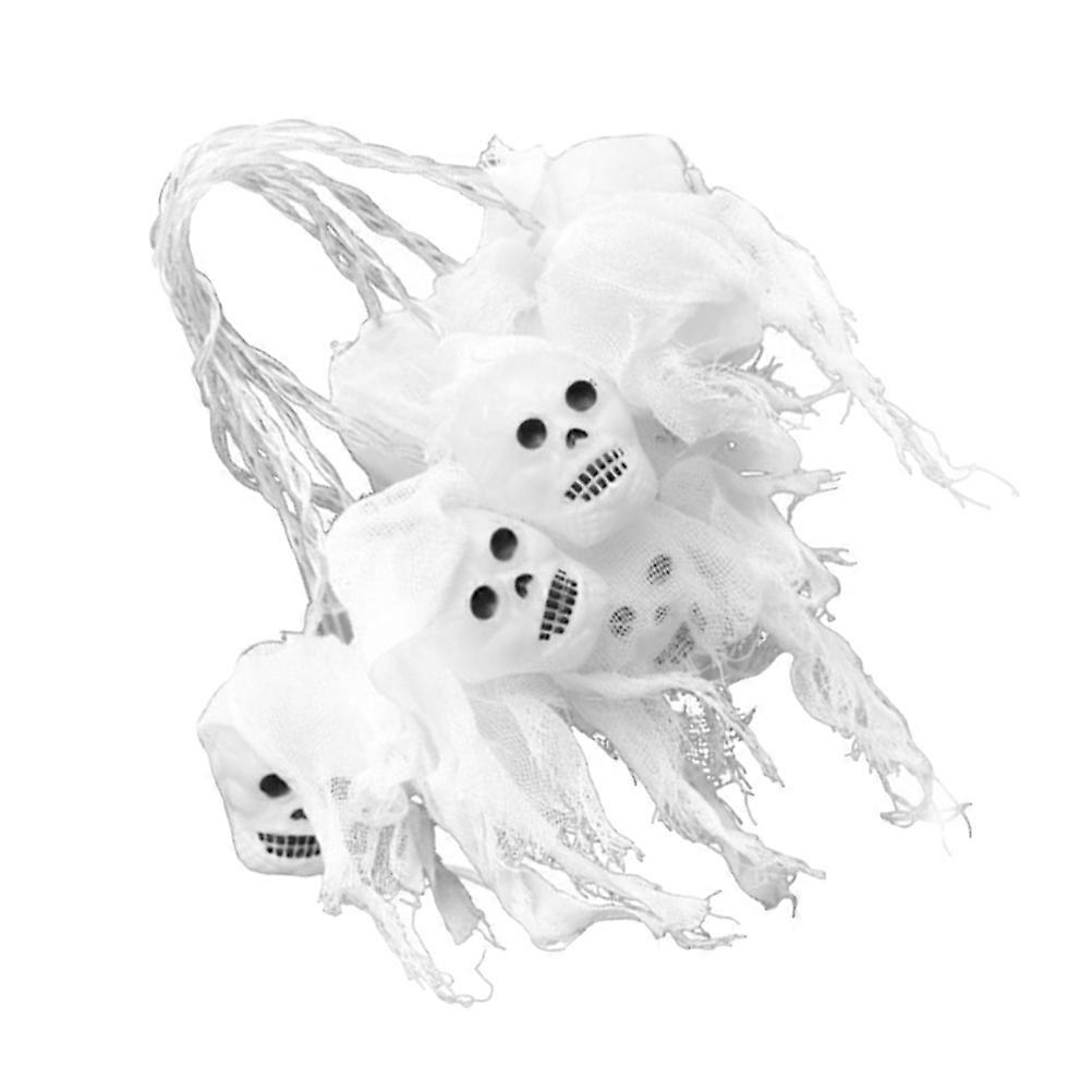 Decorative Lights String Halloween LED Lamps String Plastic Gauze 8 Modes Illumination 1Set