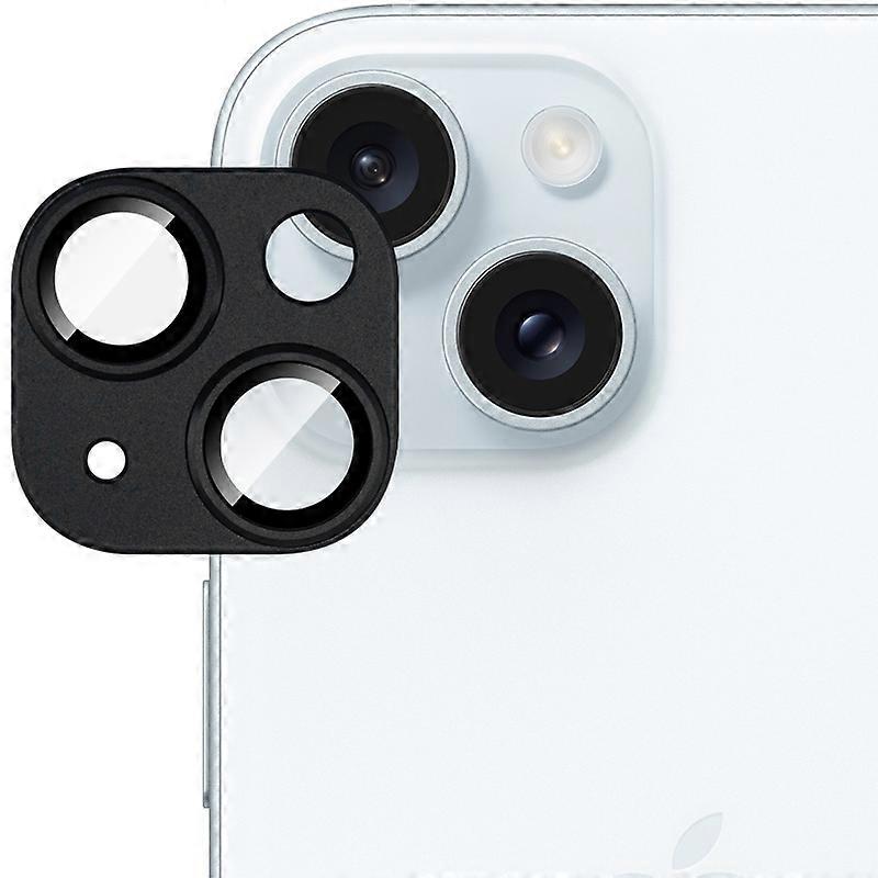 Protector de cámara premium IMAK Metal Armor para iPhone 15 / 15 Plus