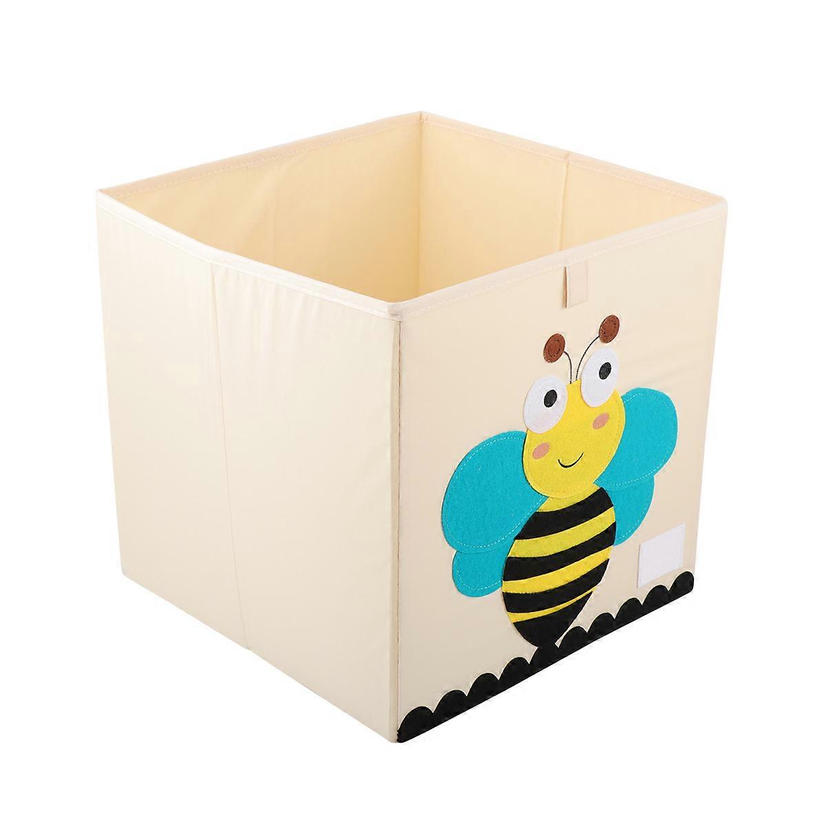 Children's Storage Box Cube Storage Box For Nursery 33x33x33cm Waterproof Fabric 1Pcs