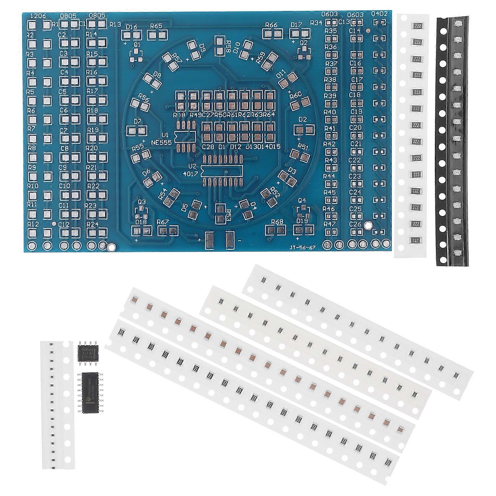 Soldering Practice Kit DIY Soldering Board with Components for Electronics Training and PCB Skill Development for Students and Hobbyists