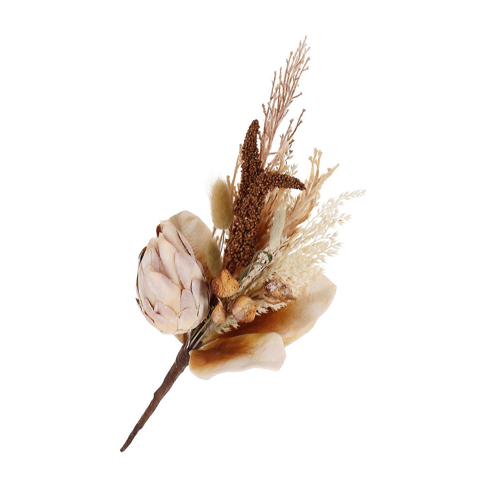 Artificial Flowers Bouquet for Decoration Made of Polyester Multi Color 7 Inch
