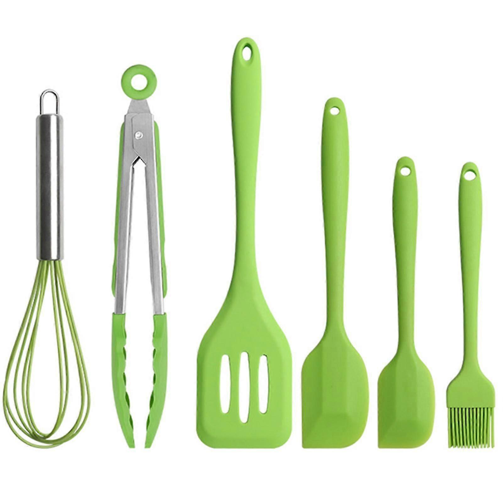 6pcs Non Stick Silicone Baking Tool Set