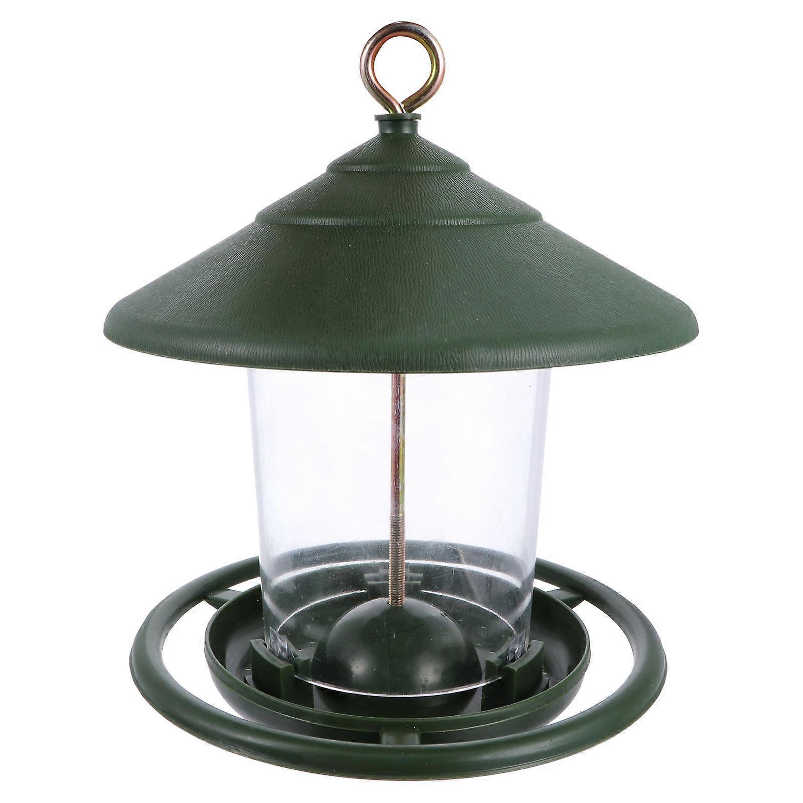 Bird Feeder Durable Hanging Container for Gardens and Courtyards, All Weather Design, Easy to Fill and Clean