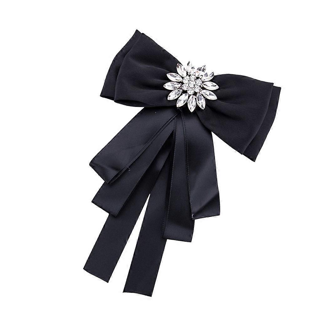 여성용 빨간 나비 넥타이 셔츠 나비 넥타이 클래식 우아한 기념일 파티 22.3*15CM 1팩