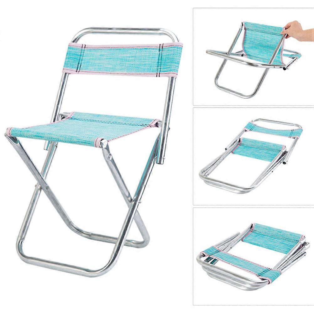 Portable Folding Chairs Adults Fishing Stool Square Shape Resting Use In Garden Beach Picnic 1Set