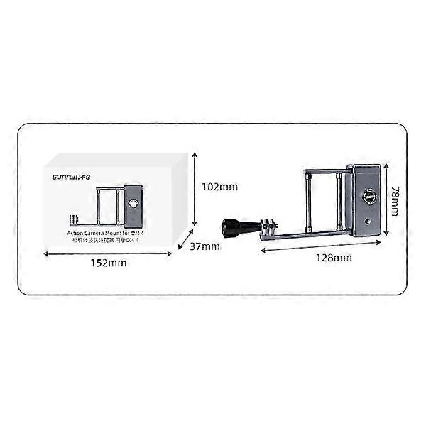 Per dji Osmo Mobile 6 5 Adattatore per piastra di montaggio Stabilizzatore cardanico portatile