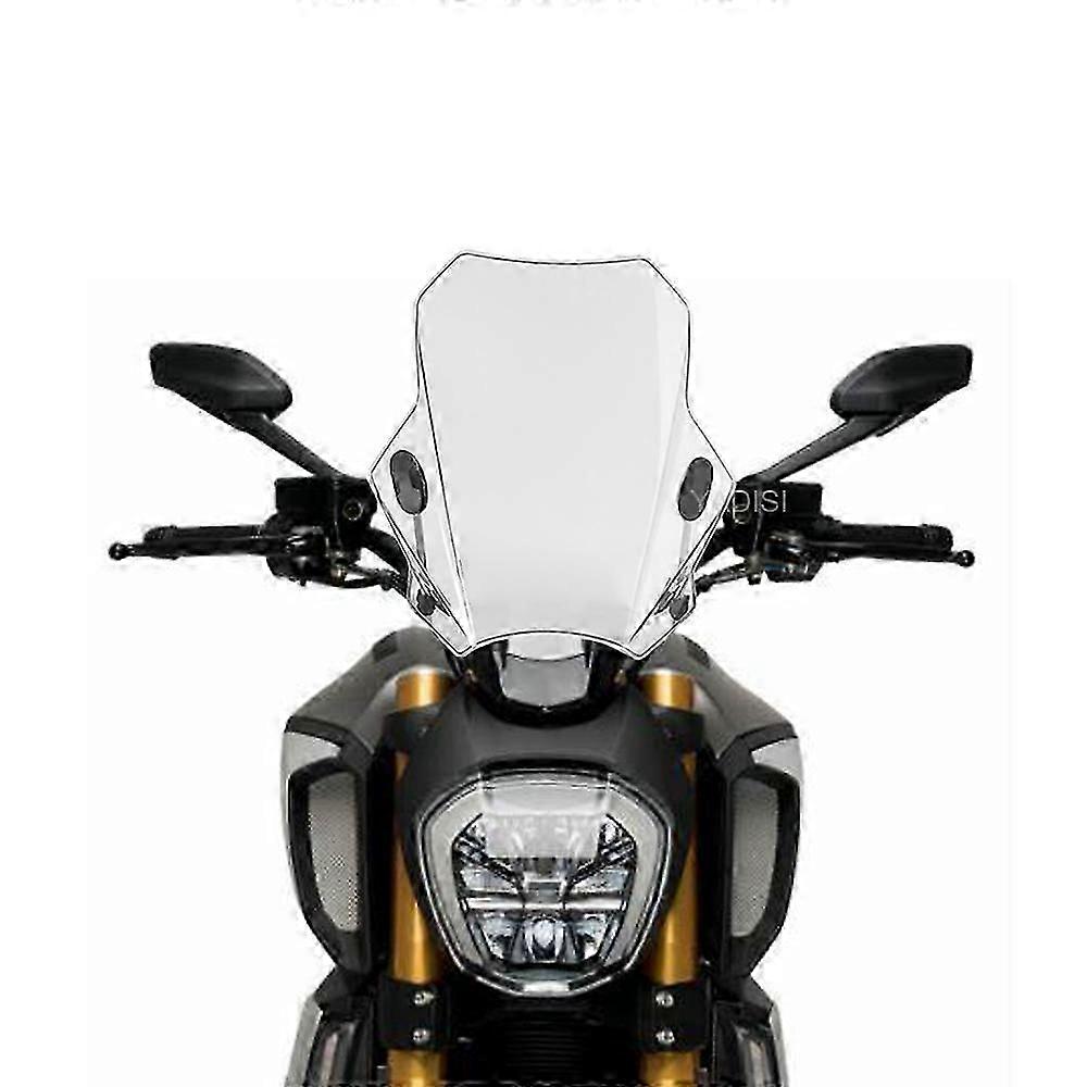 For Ducati Diavel 1260 1260S 2019 2021 Motorcycle Adjustable Windshield 2022 Model Year Upgrade Protection