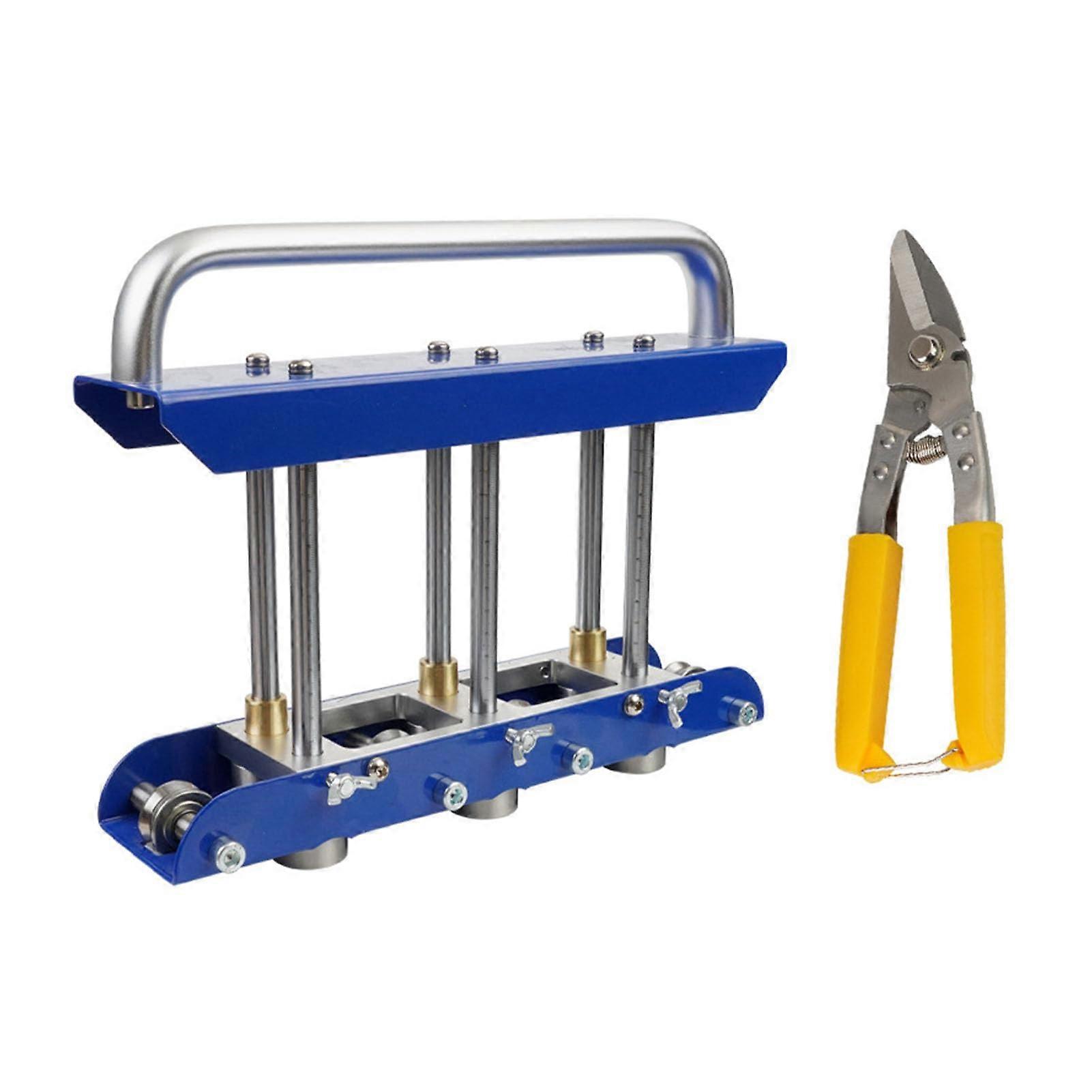 Edge fold, Vroll tool for forming roof coverings, with steel and aluminum rollers, edge roll bending tool for roof cladding.