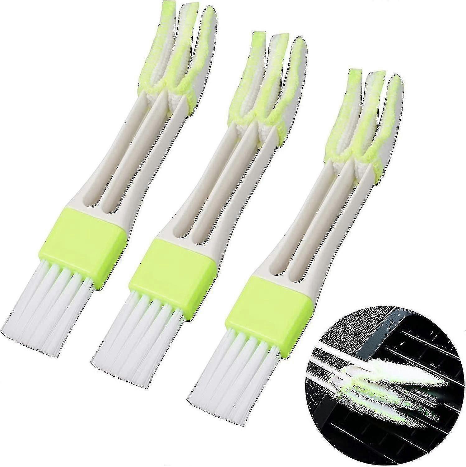 3 Pcs Mini Duster, Three-layer Duster Brush Cleaning Tool For Car Vents