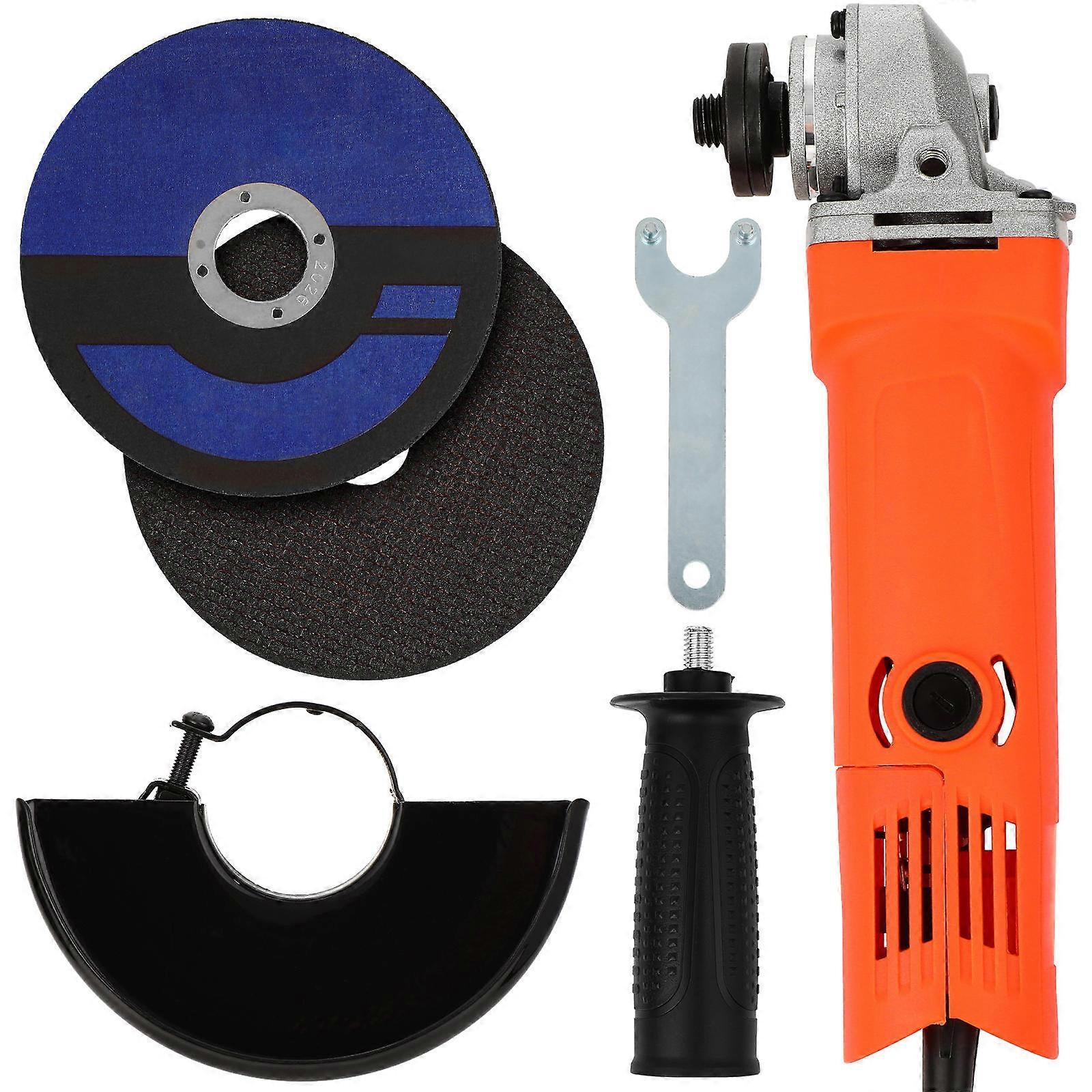 Electric Angle Grinder Tool For Woodworking And Metalworking With Ergonomic Design And 1Set