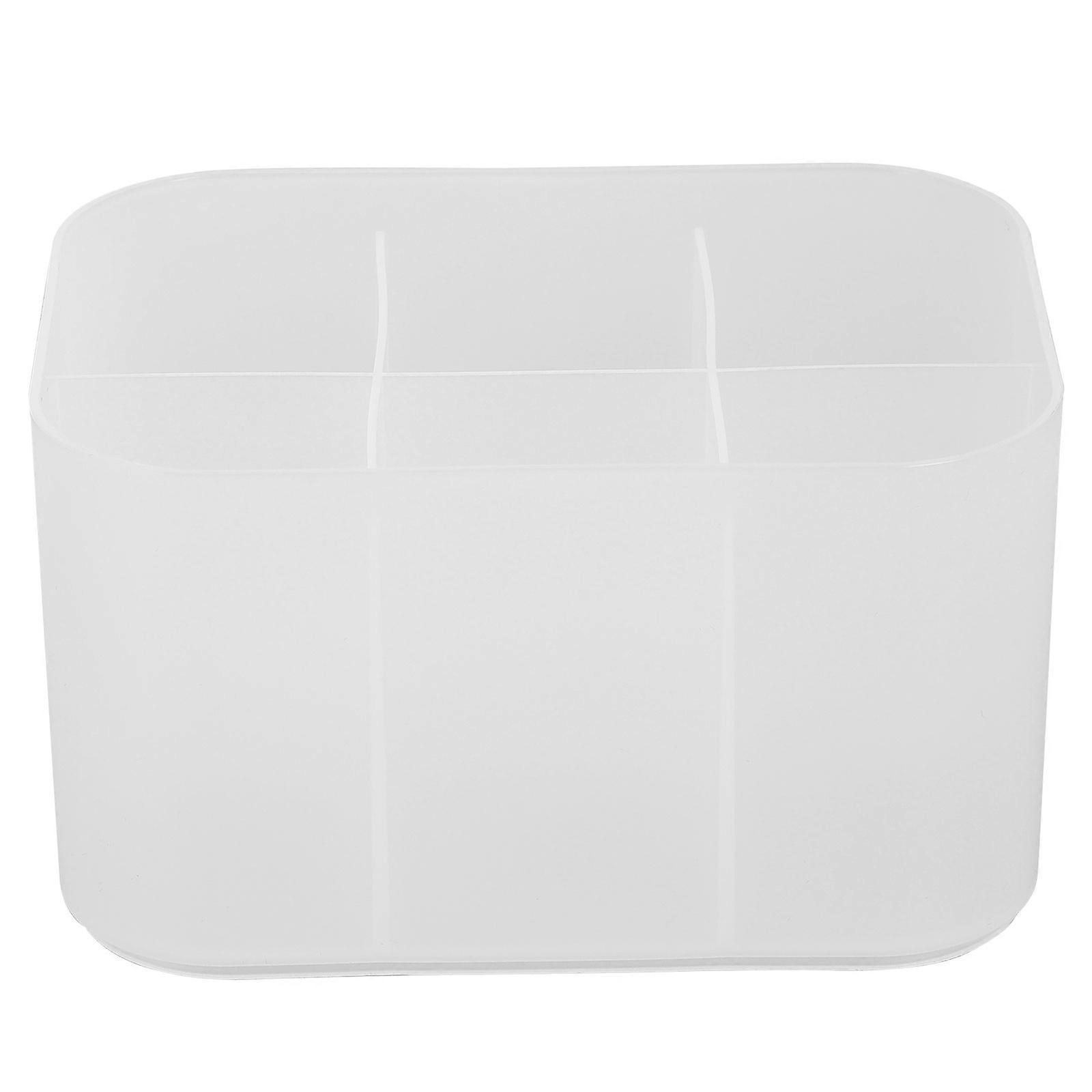 Nail Tools Storage Box Multifunctional Organizer Container for Brushes and Supplies Lightweight Portable Design for Desktop Storage