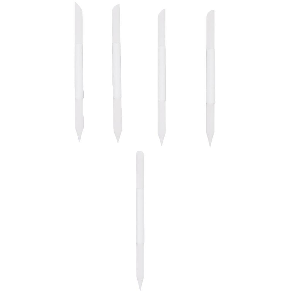Crystal Glass File Kit Nail Equipment Smoothing Nails Personal Use 3.93X0.20X0.20inch 5Pcs