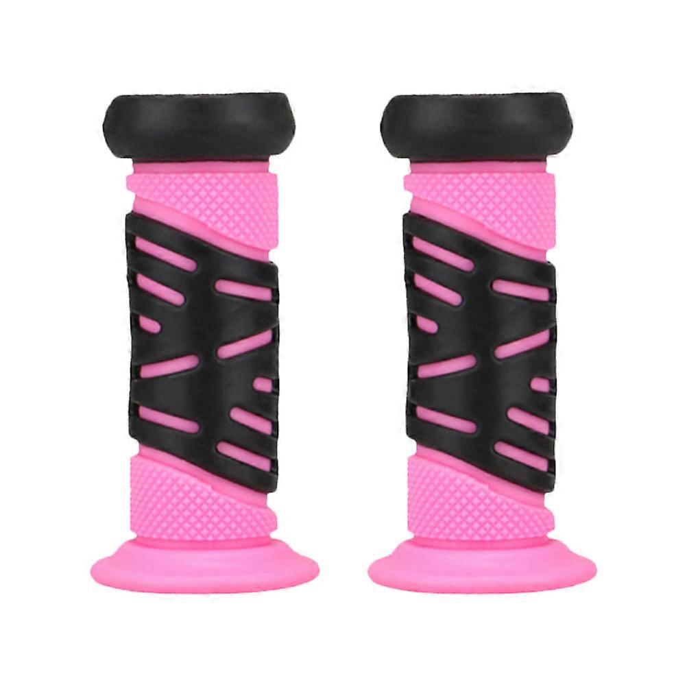 Bike Handlebar Grips Anti-Slip Grip TPR Thermoplastic Rubber Scooter Riding 9.5x4.5CM 1 Pair