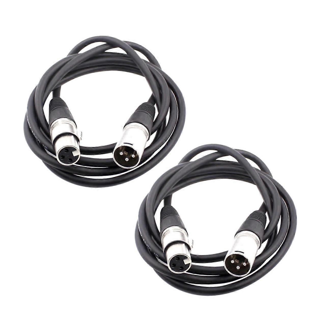 10M Portable XLR Cable Plug Socket for Microphone Mixer and Speaker Durable for Audio Equipment Black
