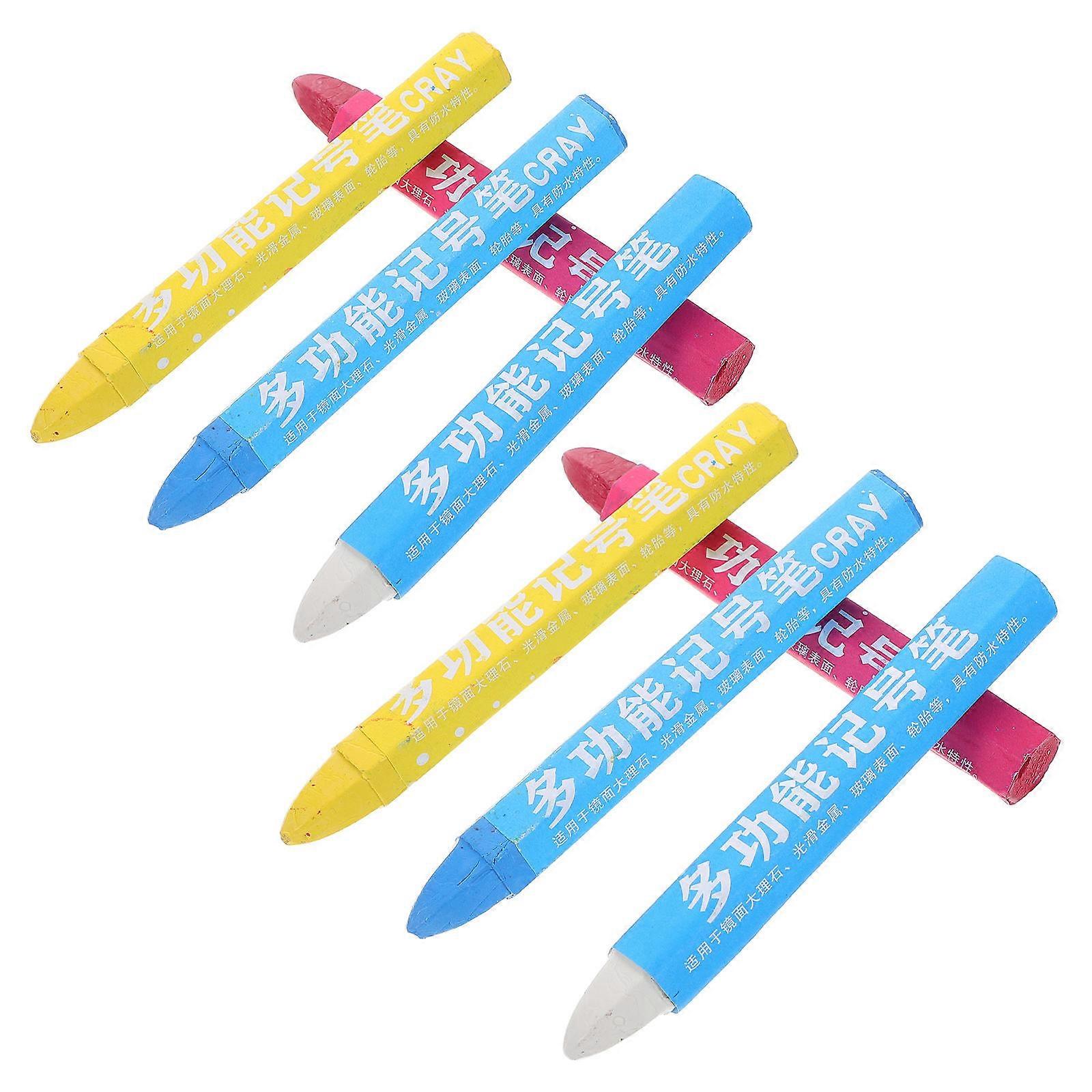 Universal Tire Crayon 8Pcs High Visibility Adjustable Tool for Automotive Professionals and DIY Enthusiasts in Tire Inspection and Maintenance