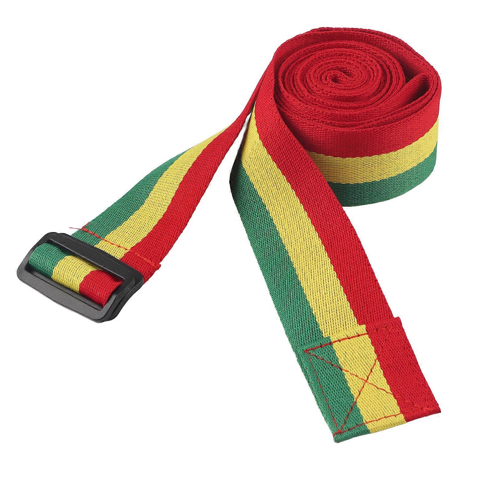 Sangle d'épaule pour tambour à main africain tricolore portable pour performance sur scène