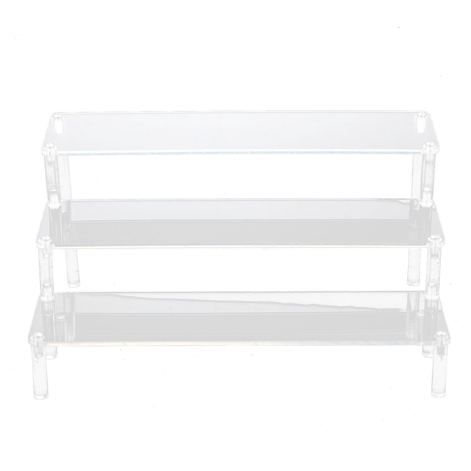 Transparent Organizing Rack For Jewelry Display Decor And 29.5X7.5X14.8Cm 8ShortBrackets