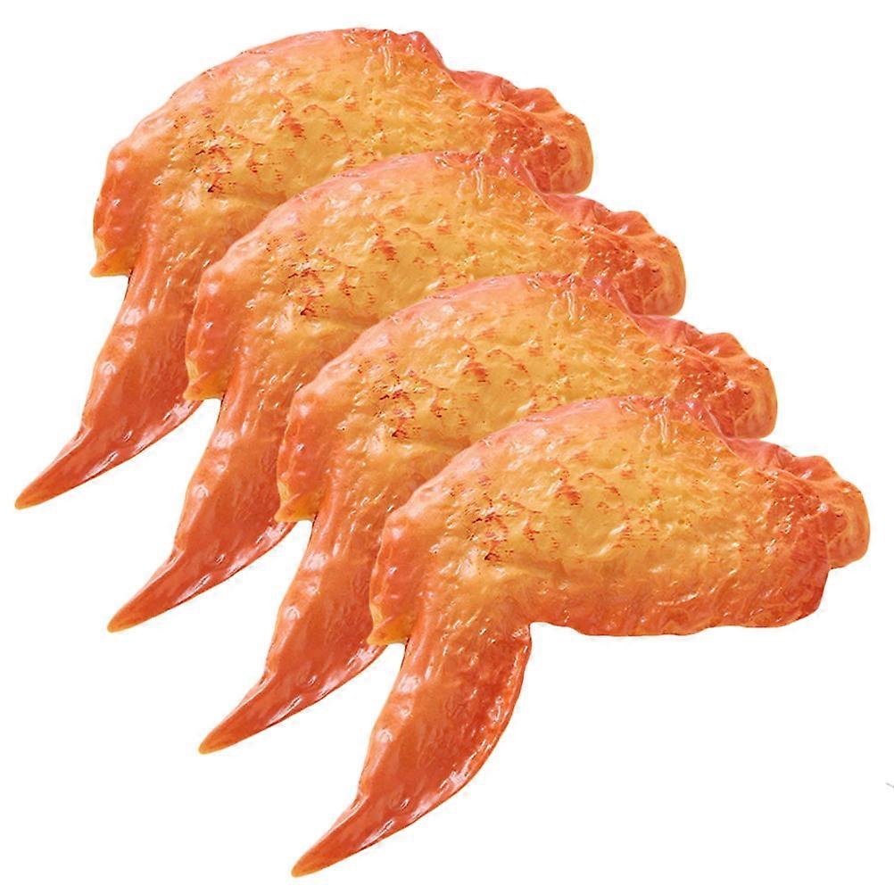 4 Τμχ Ρεαλιστικά Στηρίγματα Ψητού Κοτόπουλου Για Φωτογραφία Σκηνής Διακόσμηση Οικιακής Κουζίνας Ψεύτικο Στολίδι Κρέατος