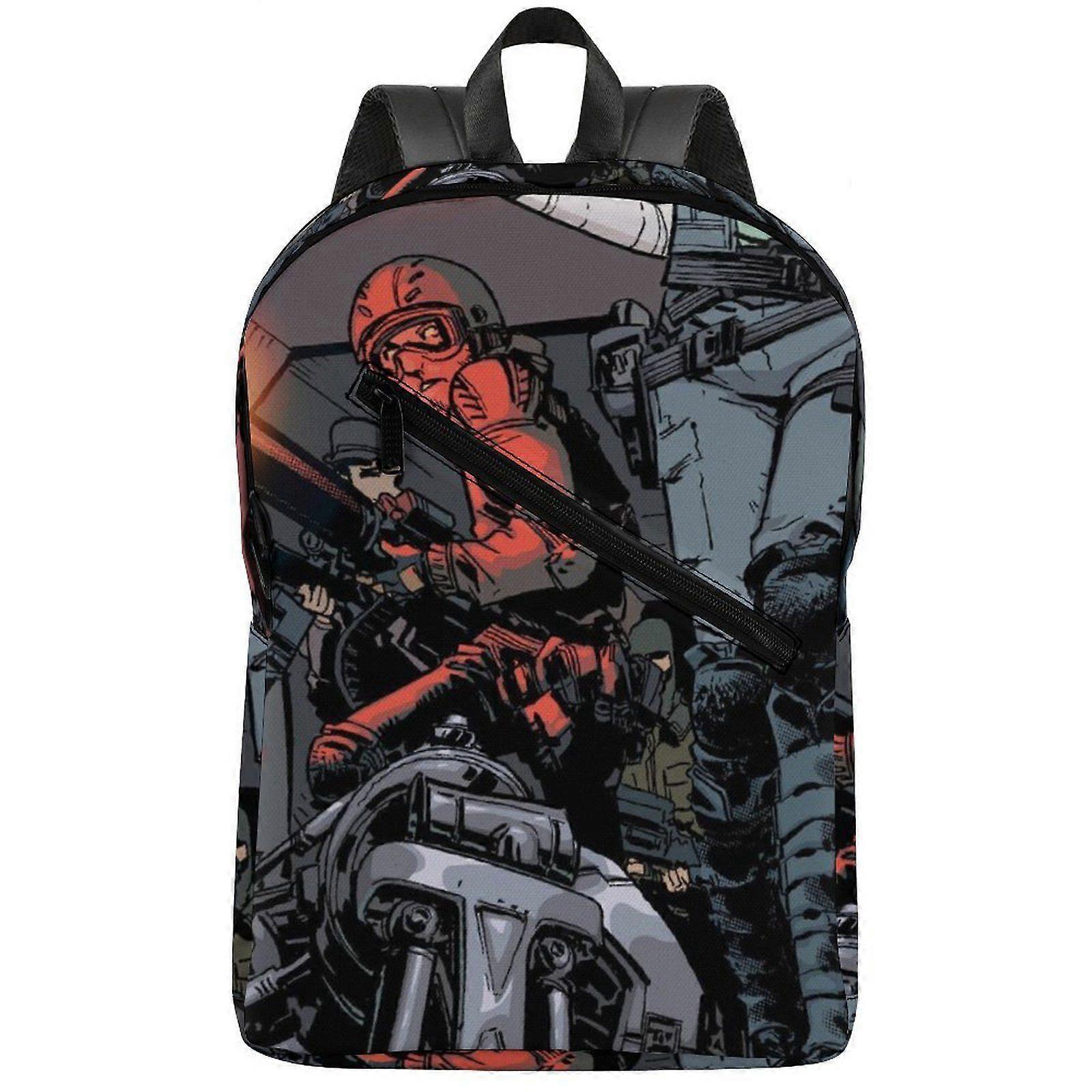 w4021 ターミネーター クッション性のある背もたれと学校用調節可能なストラップで設計された抵抗耐久性のある 300D PU バックパック u4021