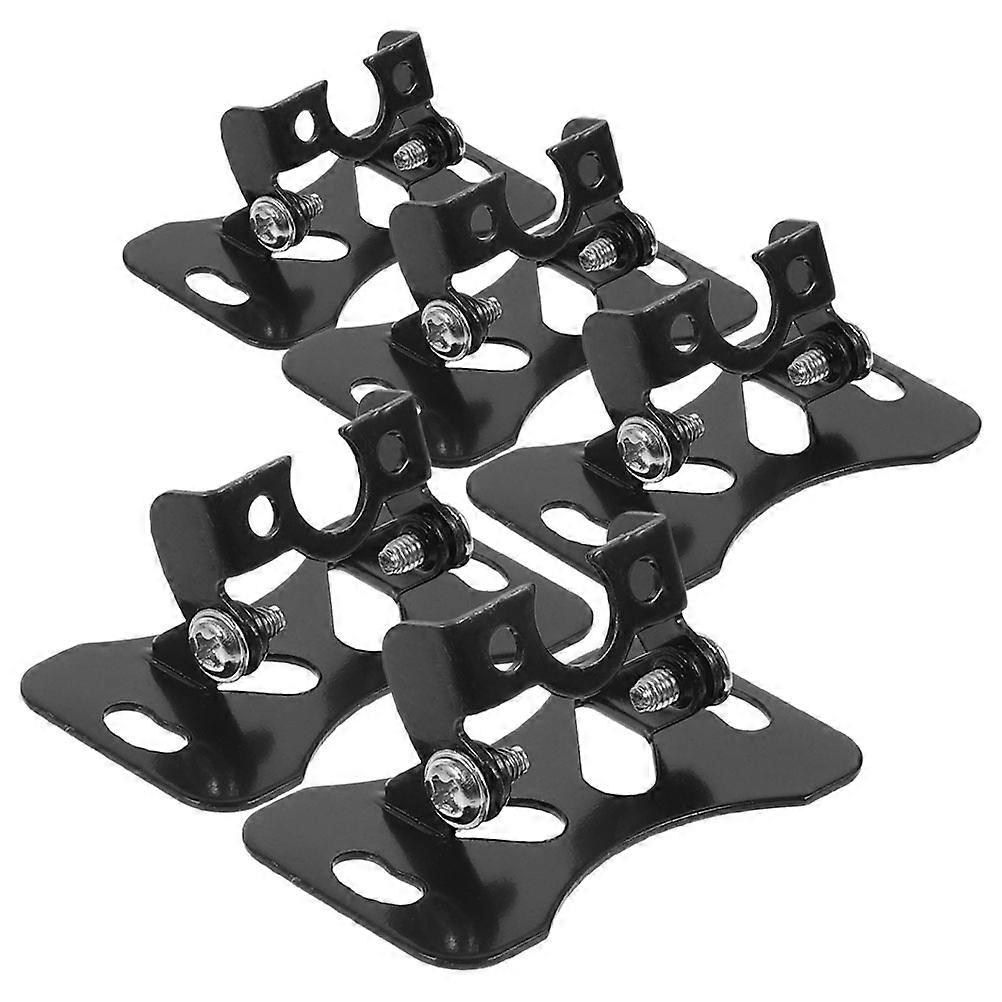 Adjustable Angle Backup Camera Mounting Bracket For Car Rear Camera Universal Durable Design Black 5Pcs