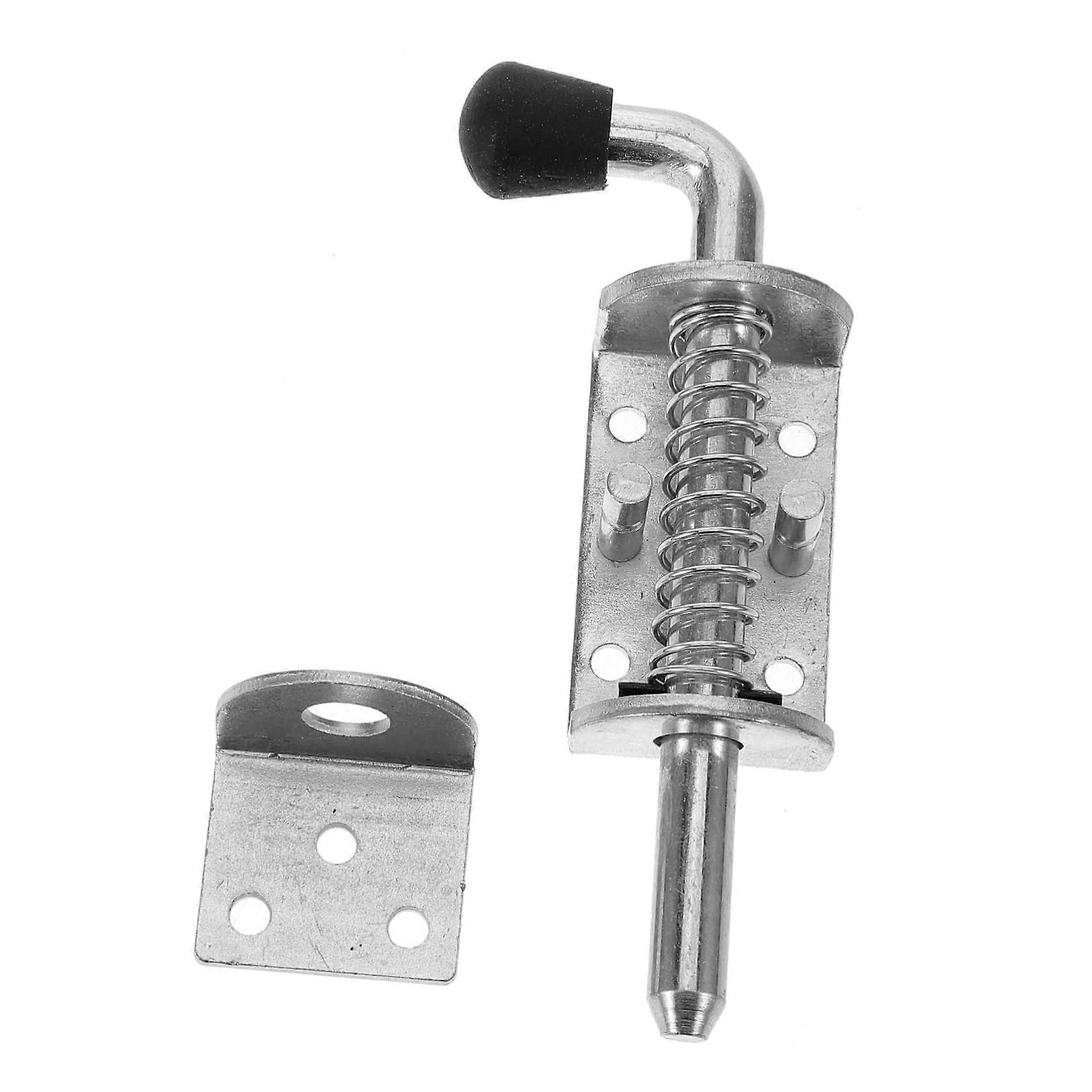 Robust Spring Latch for Trailer Doors, Galvanised Bolt with SpringLoaded Gate Latch for Barn Doors, Stable and Easy Installation, Versatile