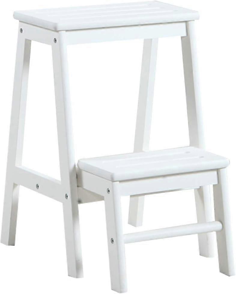 Foldable Step Stool Portable Wooden Step Stool, Ladder Chair, Seat, Versatile, Multifunctional, AllPurpose, Solid Pine Construction, SpaceSaving