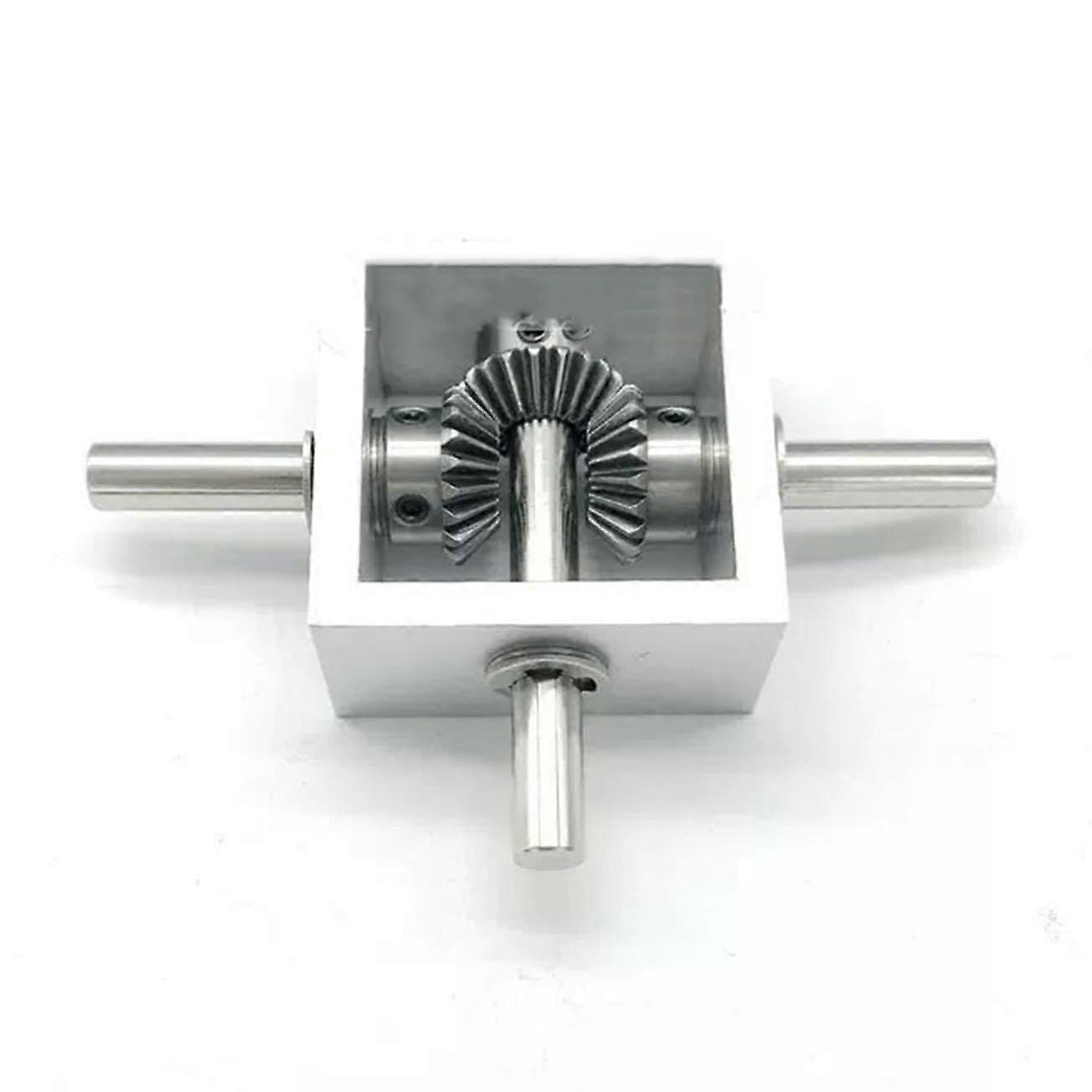 Angle device 1 piece 1 module 20 teeth bevel gear drive 1 to 2 steering commutator 1:1 ratio rightangle reversing gearbox 6mm shaft.