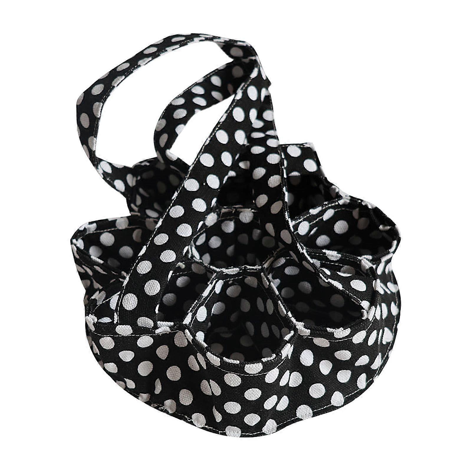 Egg collection basket with 9 pouches  Portable container for fresh eggs by Allev Schwarz.