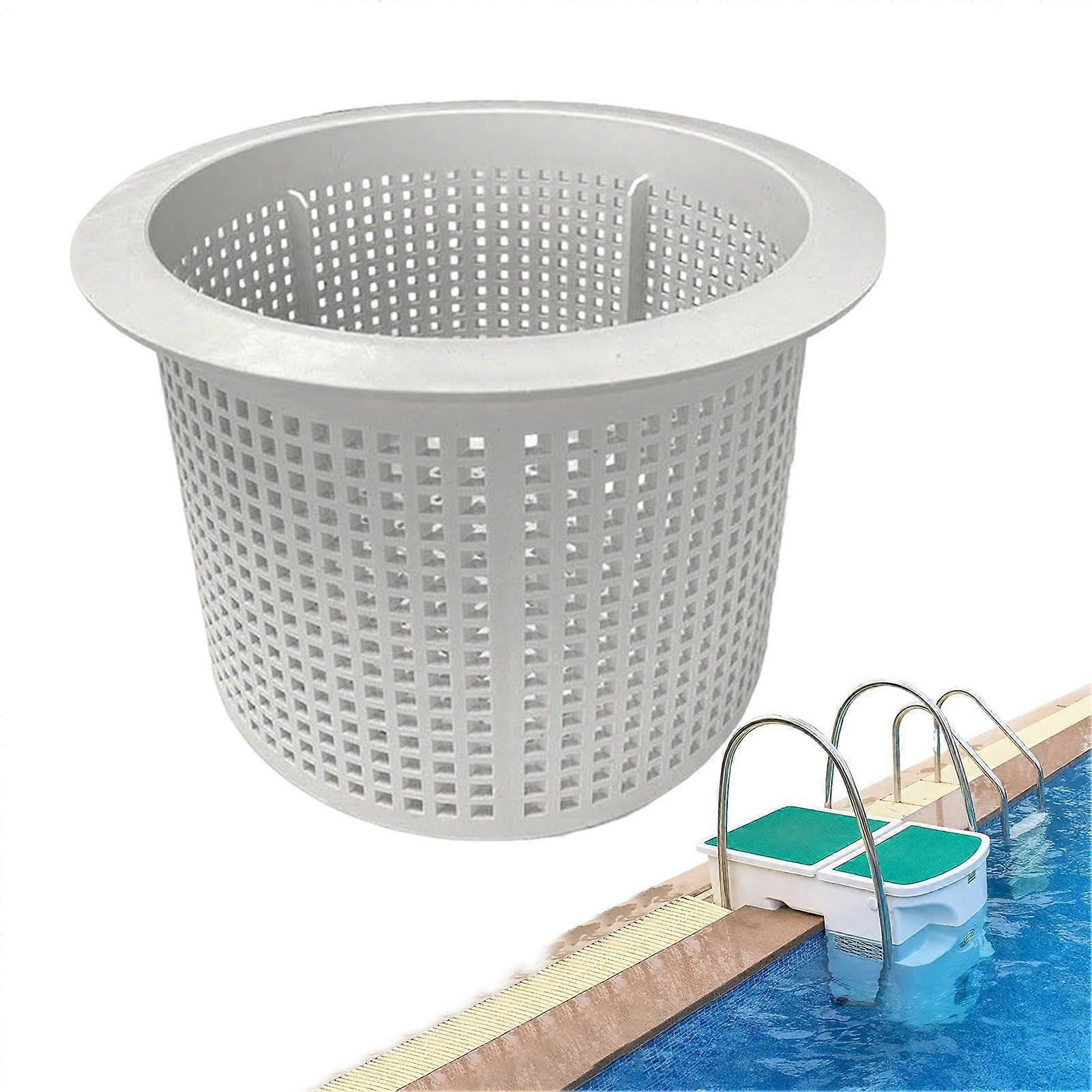 Pool Skimmer Basket Support Ring | Replacement Parts for Internal and External Pool Pipe Use, Mesh Filter Basket