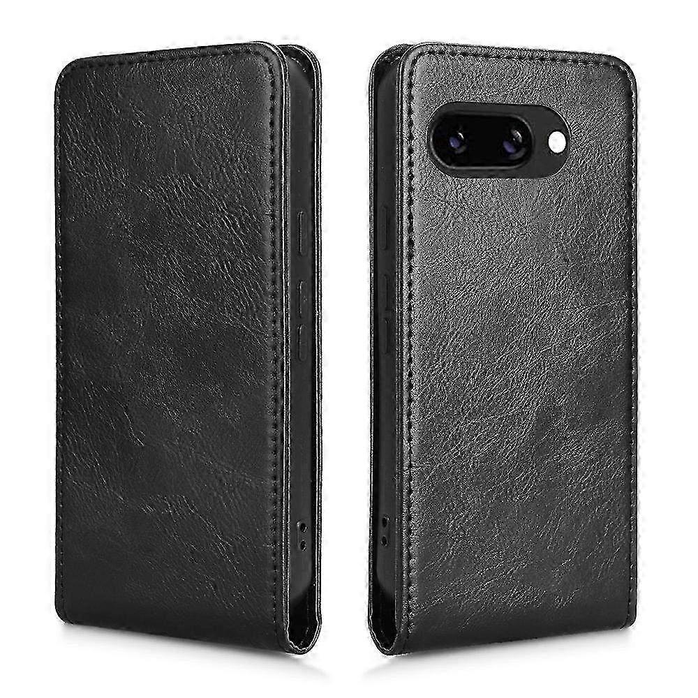 Capa de Telefone de Couro Magnética Vertical Flip Compatível com iPhone e Samsung - Capa Protetora com Porta-Cartão para Vários Modelos