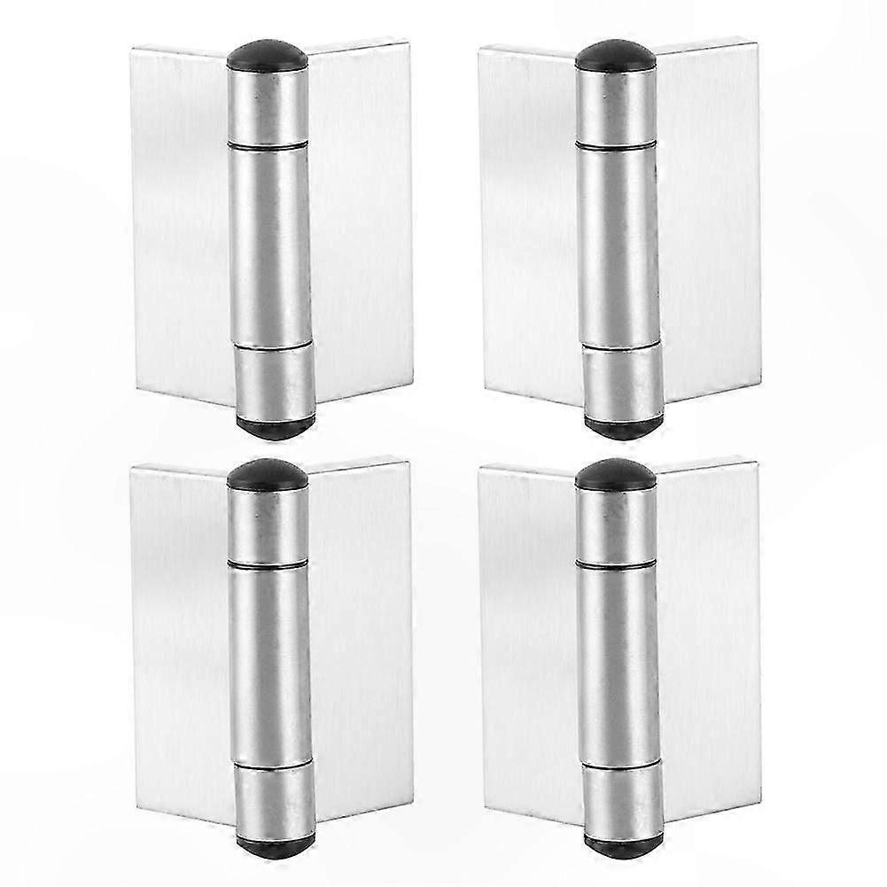 4-Pack Spring Hinges for Cabinet and Wardrobe Doors with Automatic Closing Function
