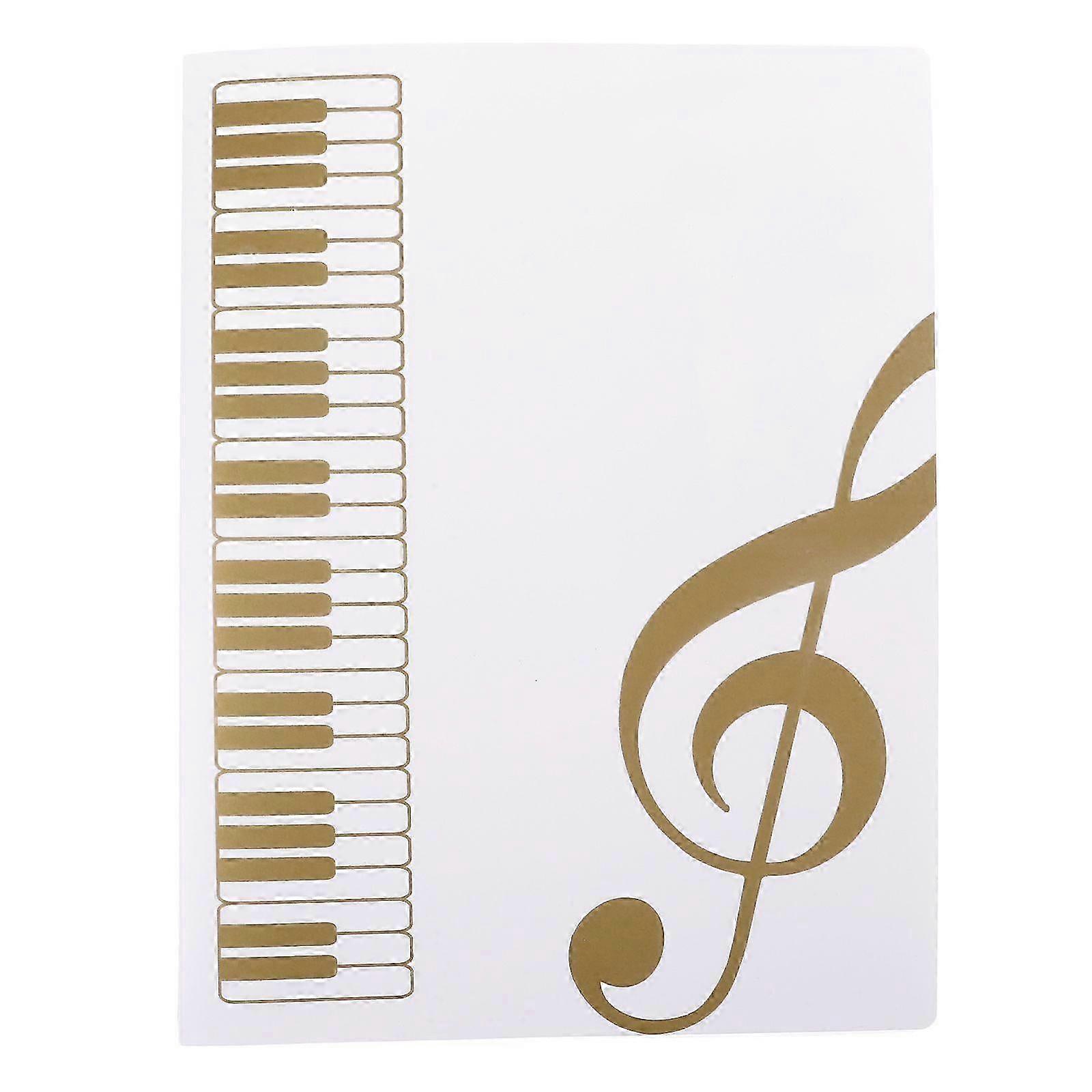 Musicians Sheet Music Folder Household A4 Files Storage Folder Portable Binder Folder