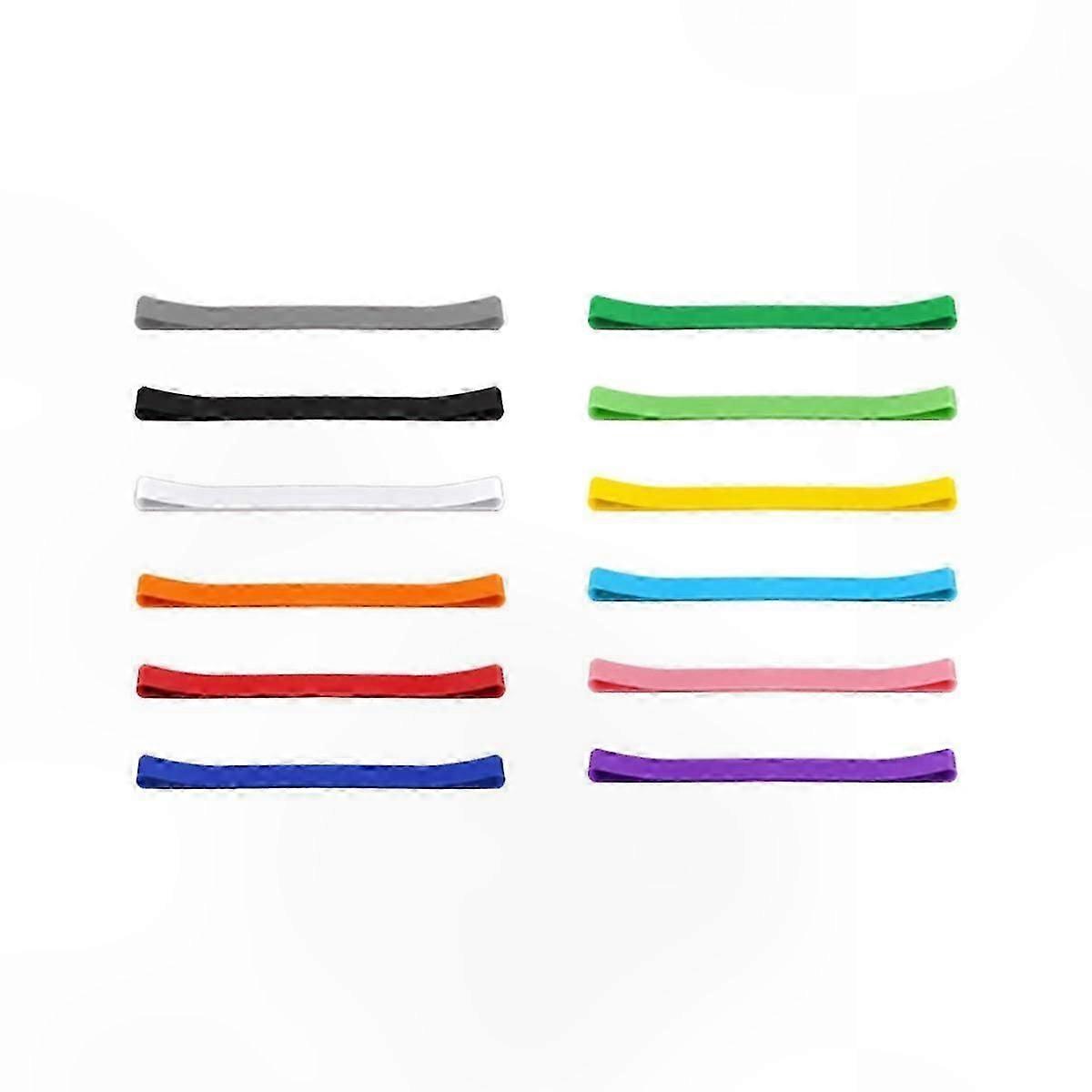 Multicolor Elastic Towel Bands for Beach Chairs, 12-Pack Holder Clips for Towels and Loungers