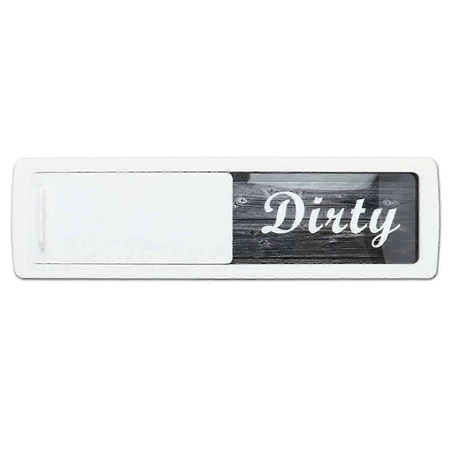 Magnetic slide indicator for dishwasher washing cycle visibility