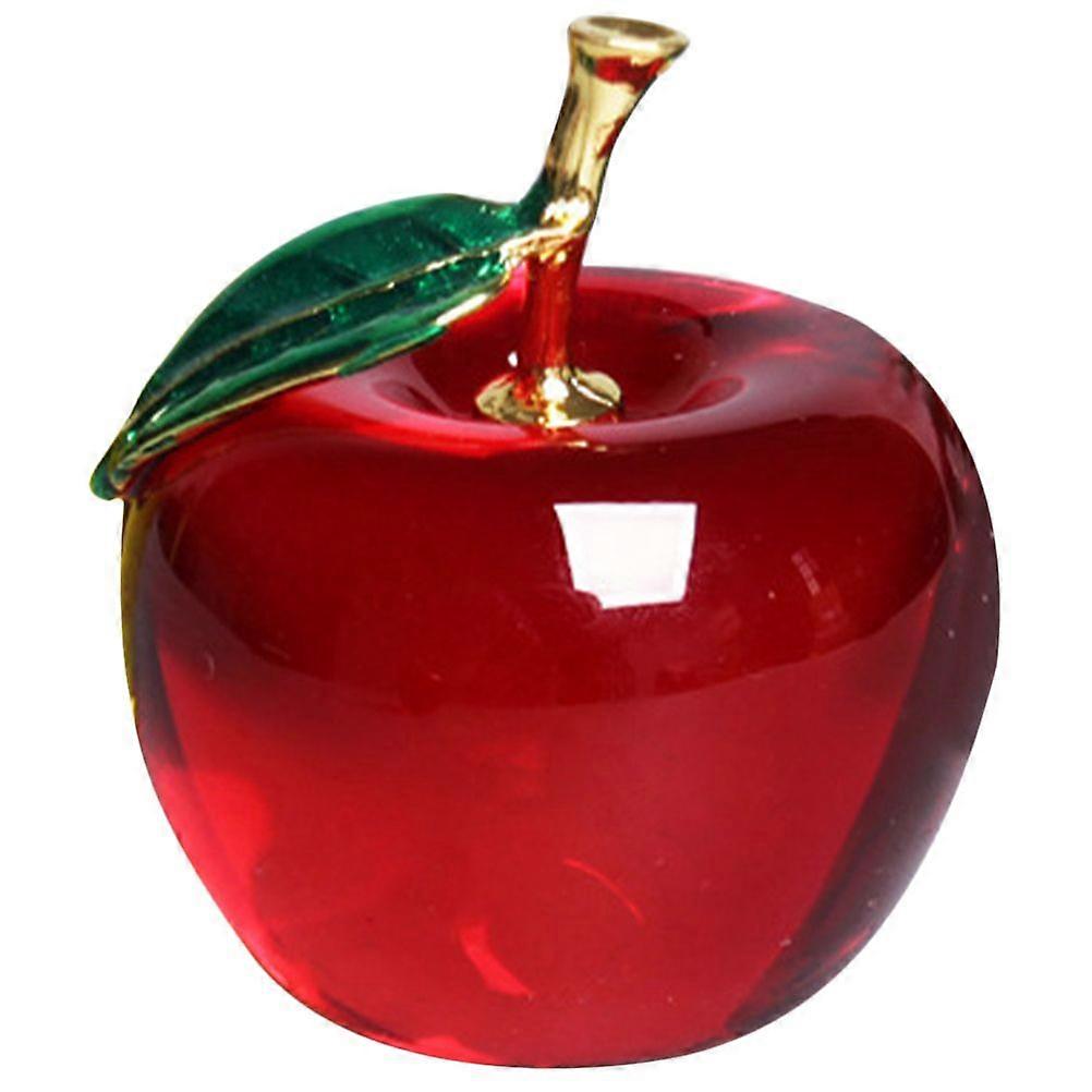 krystall epler ornament dekorative epler dekor kunstige epler håndverksforsyning