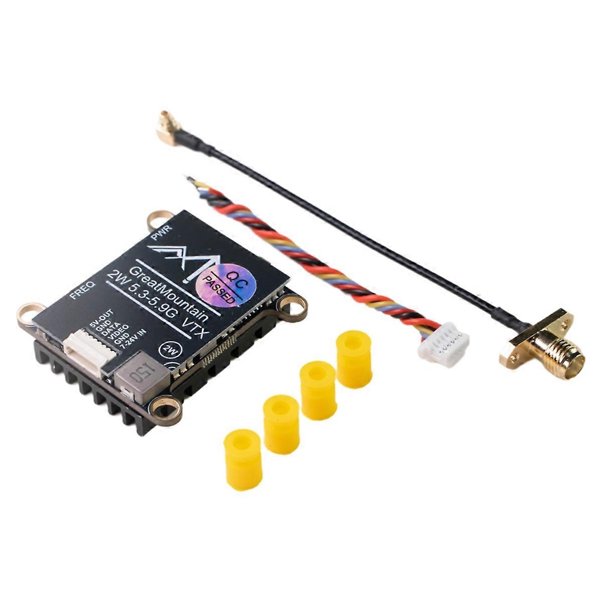 Beacon 5.8G 2W VTX High Power FPV Audio Video Transmitter TBS Protocol 30.5x30.5MM for FPV Long Ran
