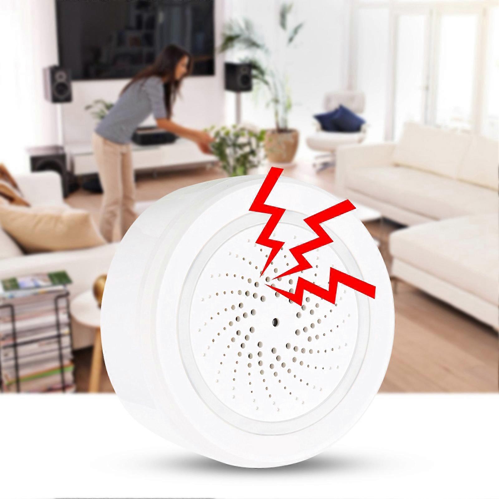 Smart WiFi Siren Alarm 90dB USB Powered with Temp & Humidity Sensor