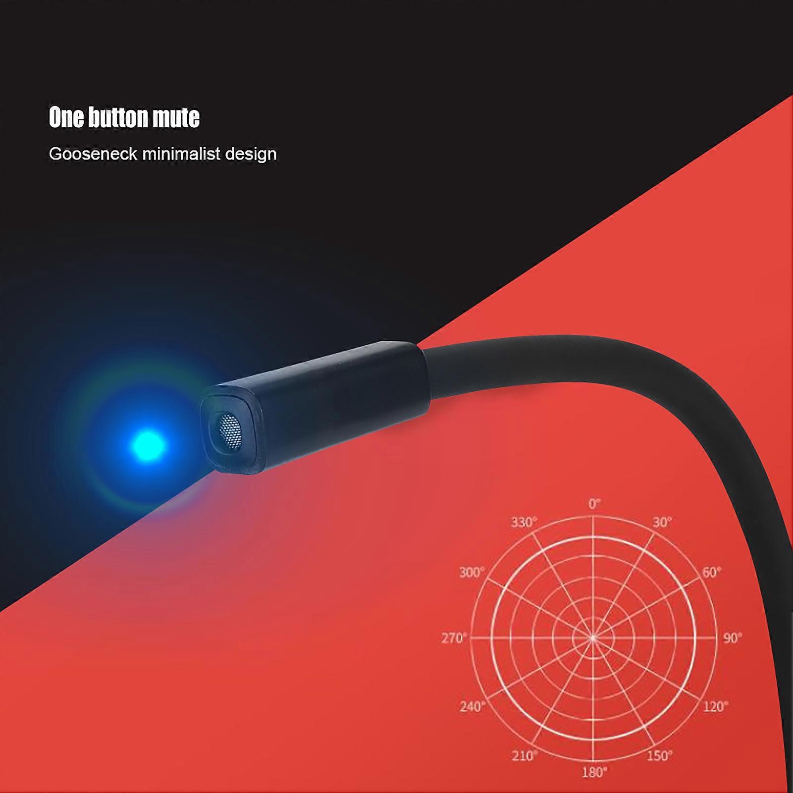 G22 USB Omnidirectional Desktop Microphone for Windows XP/7/8/10/IOS