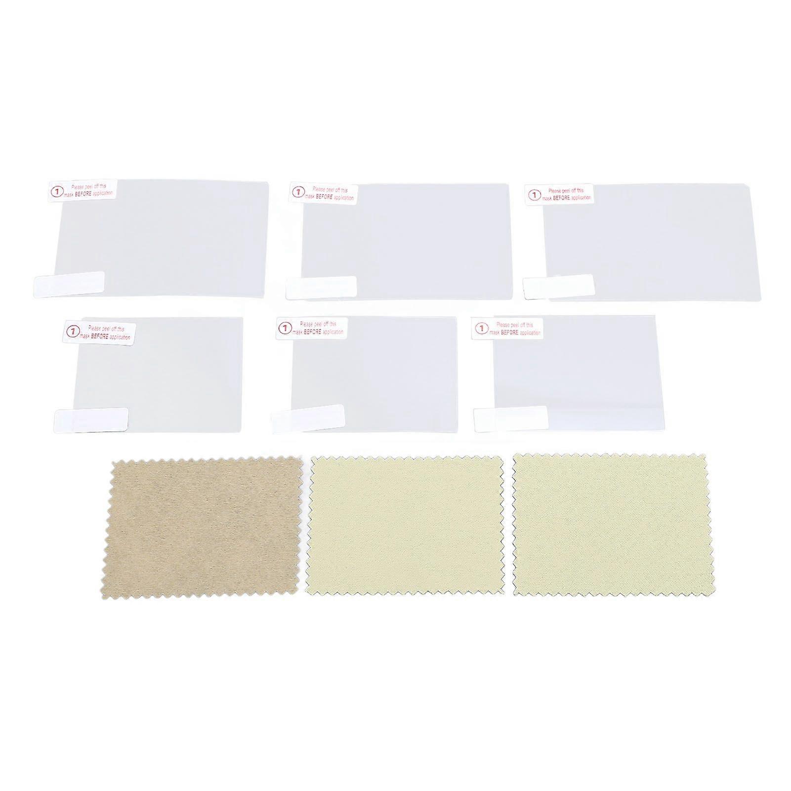 3 Sets Game Machine Screen Film High Transparency Scratch Resistant Screen Protector for New 3DS Console Handheld System