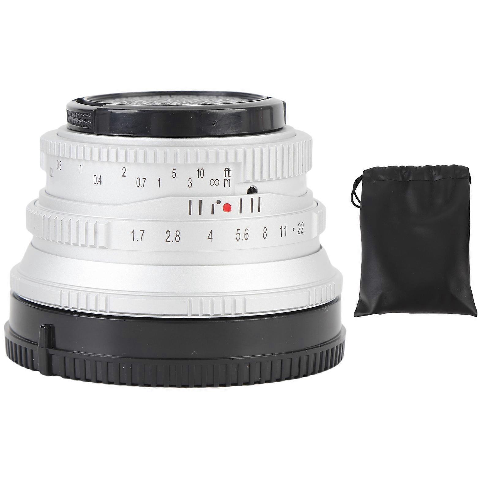 25mm F1.7 Manual Focus Fixed Lens NEX Mount E Mount Camera Lens for A6400 A6500 A6600 10 1 A7II A73