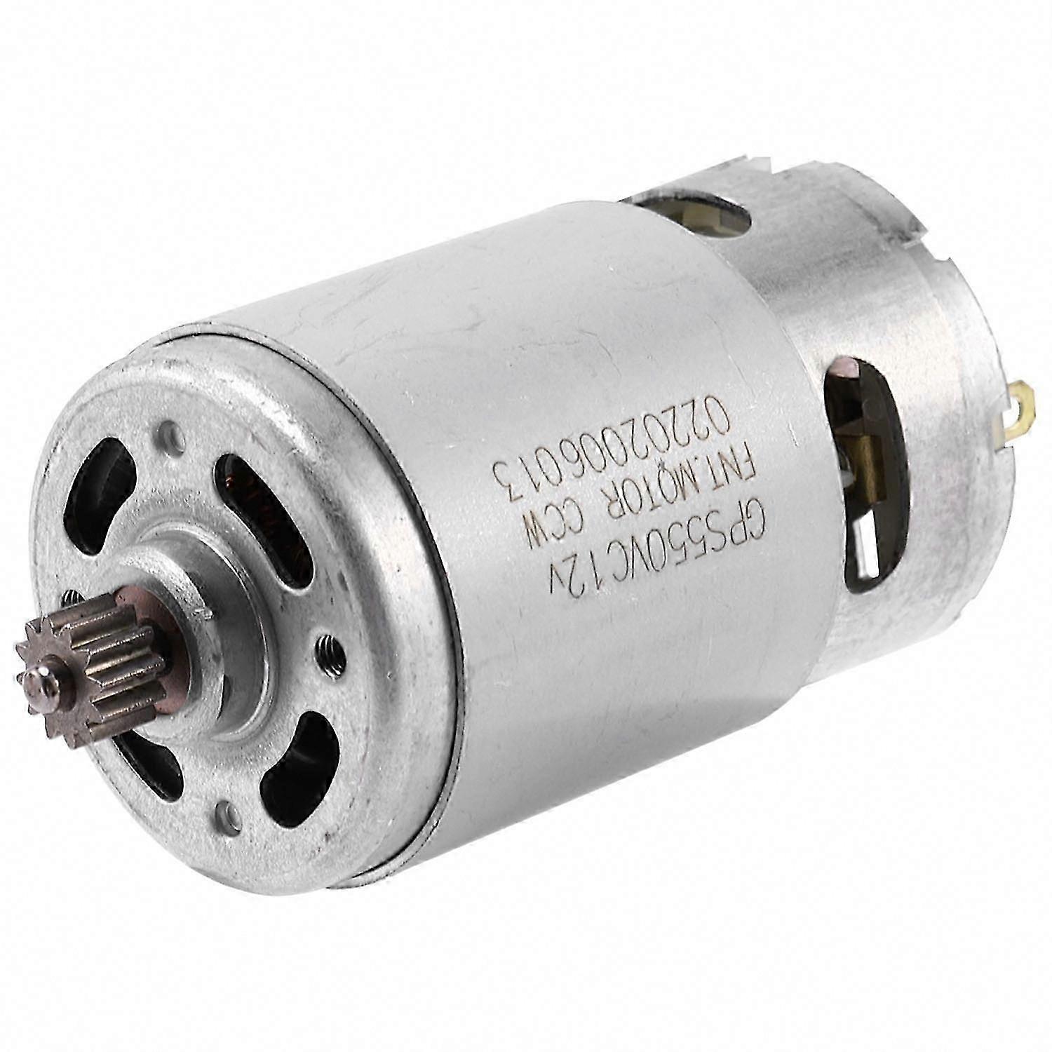 RS550 12V DC Motor DIY Kit, Two-Speed 12T High Gearbox for Electric Drill Screwdriver