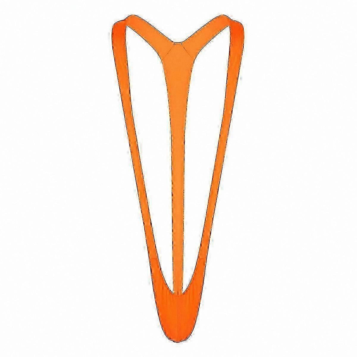 Maillot de bain string de plage pour hommes extensible fluorescent Maillots de bain à col en V profond pour un look de lingerie chaud