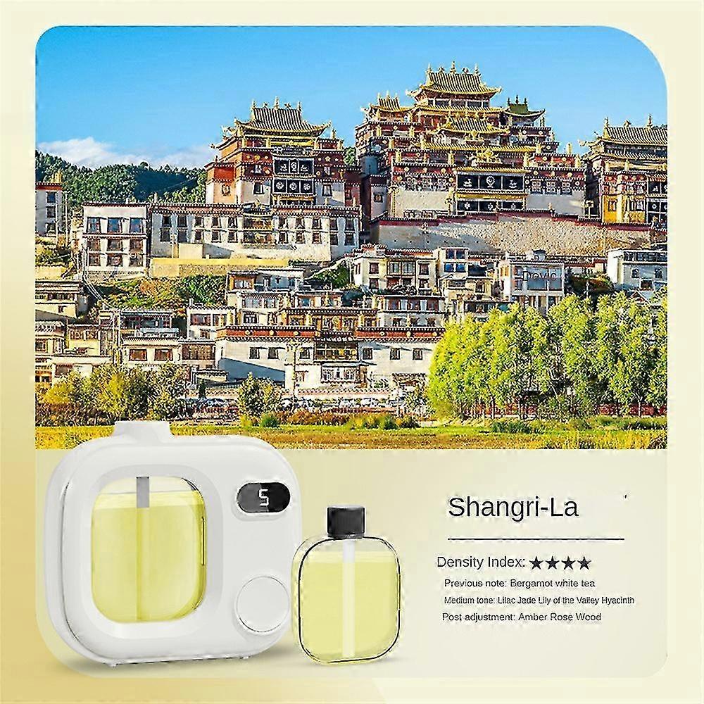New 2024 Diffuser Aromatherapy Machine with USB Smart Air Purifier Display for Home & Car Deodorization