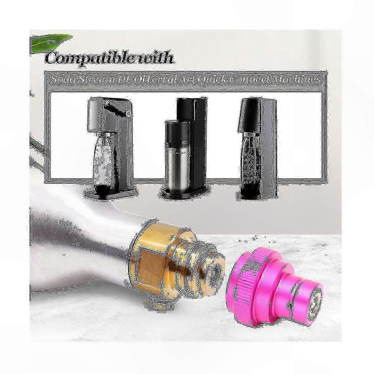 CO2 Quick Adapter for Duo-Quick Connect QC, Art & Terra, Replacement for CO2 Cylinder TR21-4 Male Fitting Connector