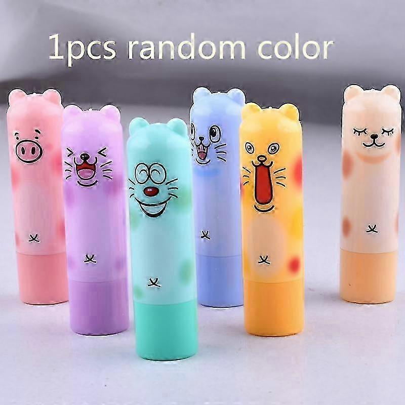 Strawberry Scented Temperature-Sensitive Color Change Lip Balm with Long-Lasting Moisturizing Effect