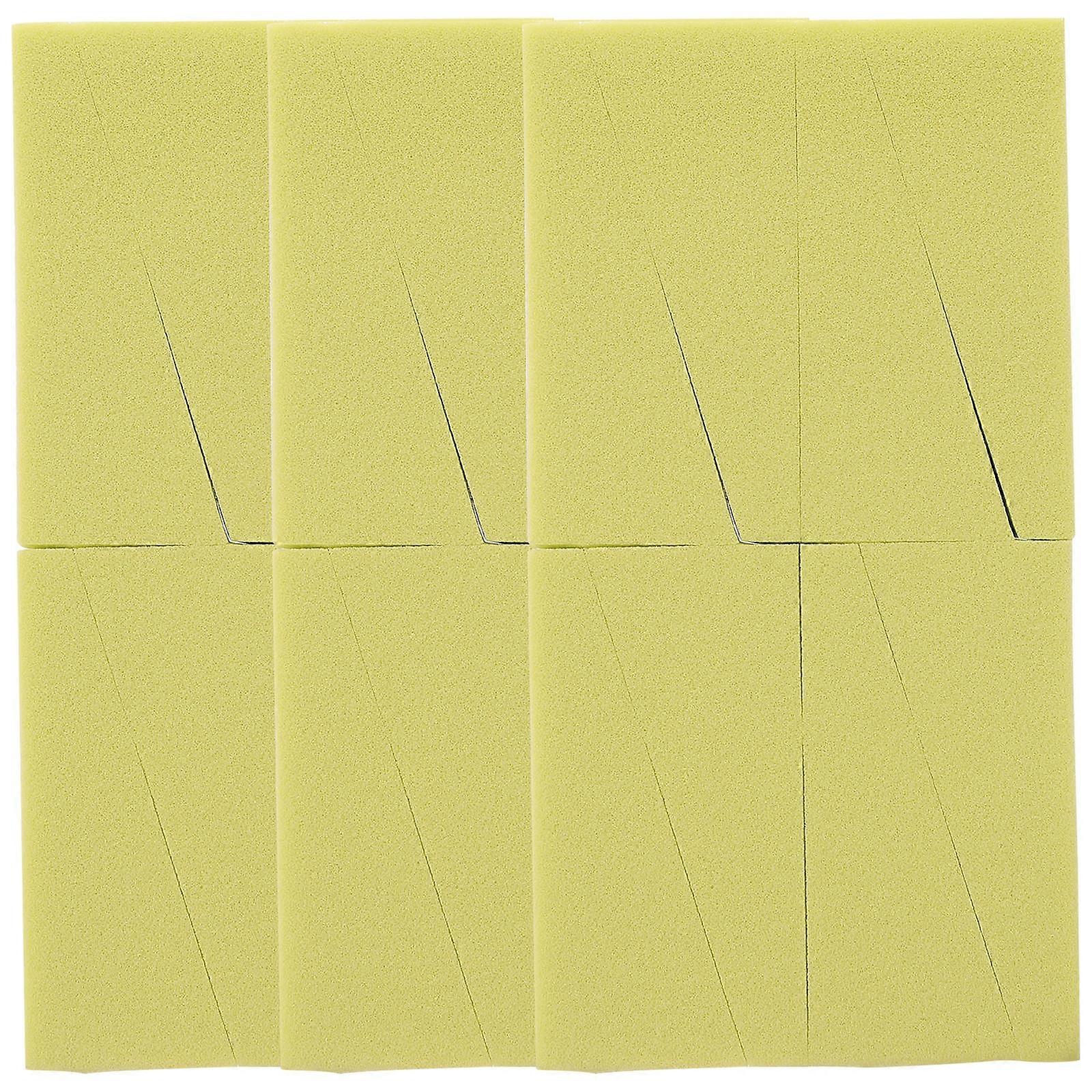Nail Art Sponge Set for Gradient Manicure 24pcs Green Soft Sponge for Nail Paint Seal