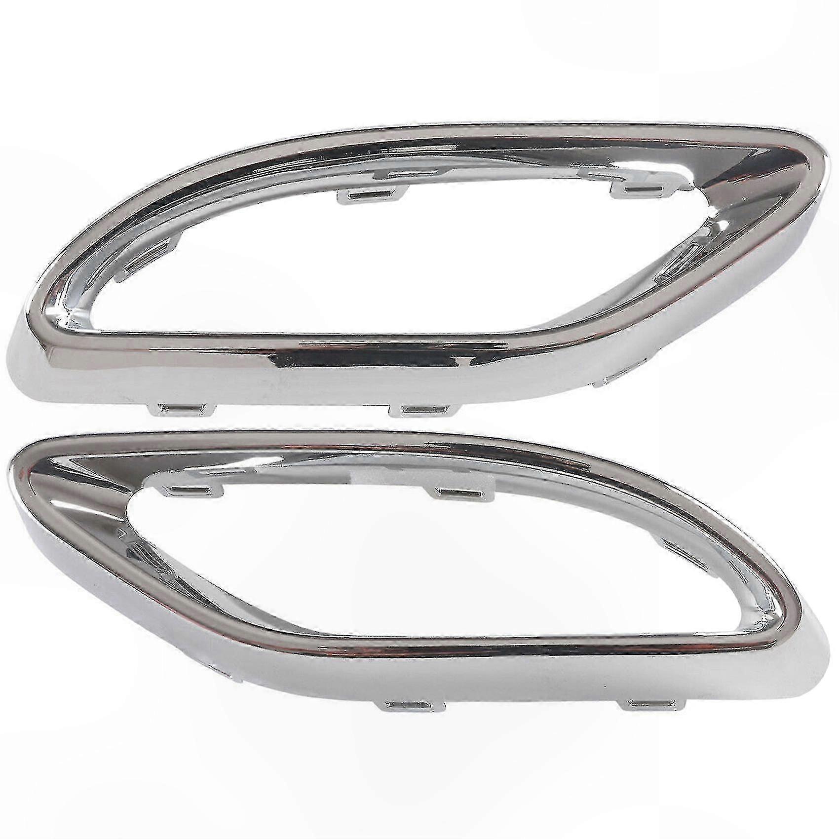 Rear Exhaust Pipe Trim Bezel Pair for W177 W238 W205 C-Class Models
