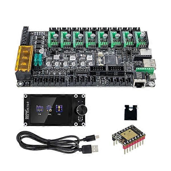 3D MKS Monster8 V2 Steuerplatine 8-Achsen-Motherboard TS35Touchscreen 3D-Drucker 32bit Controller Mini LCD12864 Display