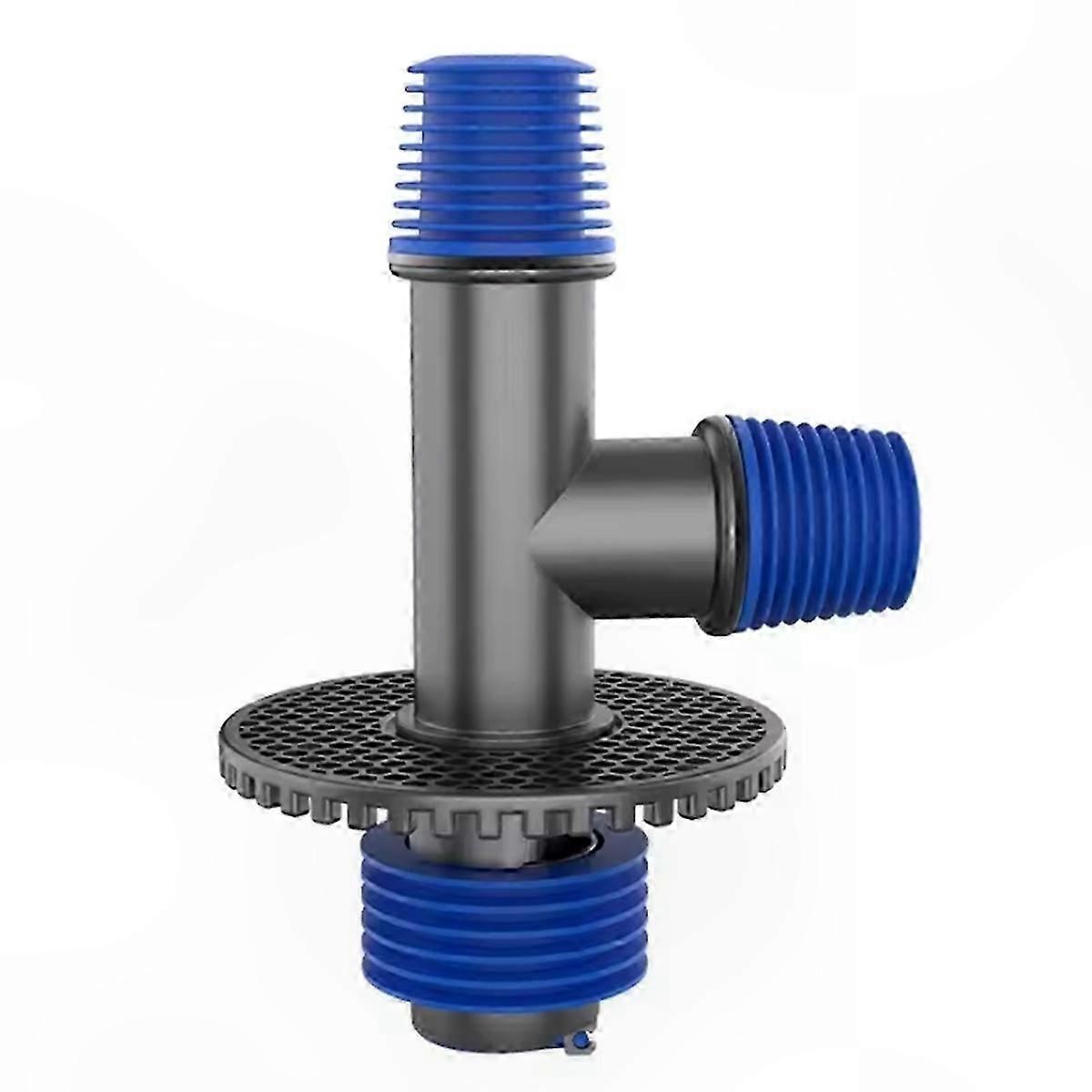 2-in-1 Washing Machine Drain Connector for Sink and Floor Use Washroom Sewer Accessory