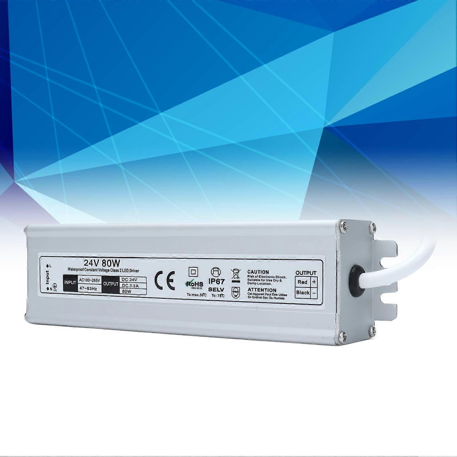 Wasserdichtes IP67 80W LED-Netzteil AC 90-265V mit hohem Wirkungsgrad